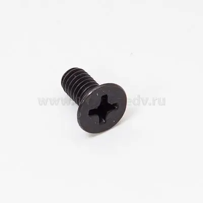 Фурнитура для стеклянных фасадов винт m4*8 потайной din 965, черный