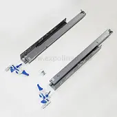 Направляющие скрытого монтажа JET направляющие скрытого монтажа jet 510 3d, 350мм, 40 кг, с доводчиком